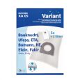 Variant Staubbeutel XA05 Microvlies + 2 Microfilter